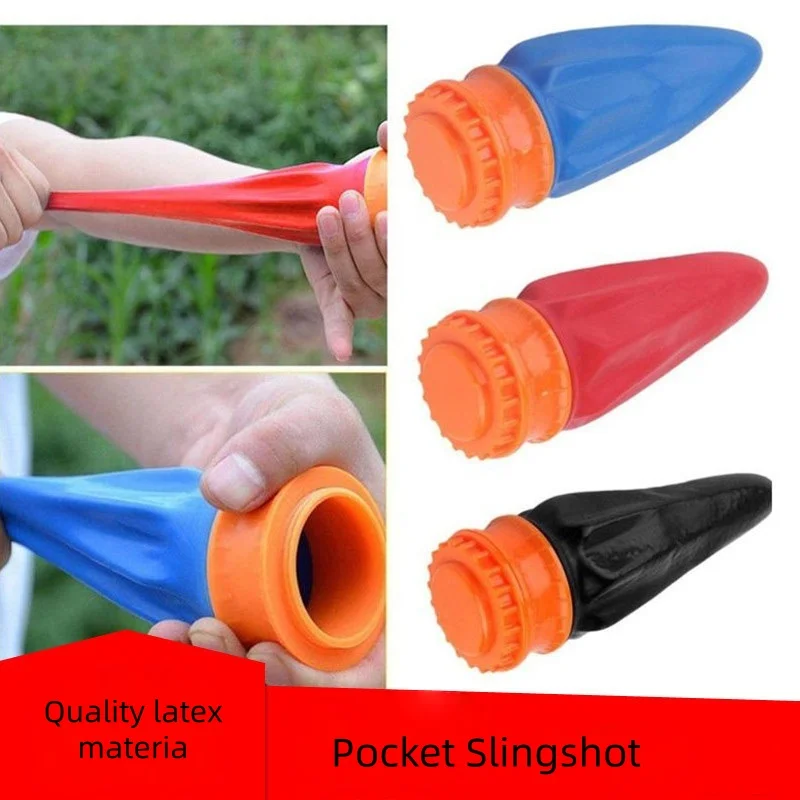 Outdoor Hunting Games For Kids - Mini catapulte de poche en Latex,