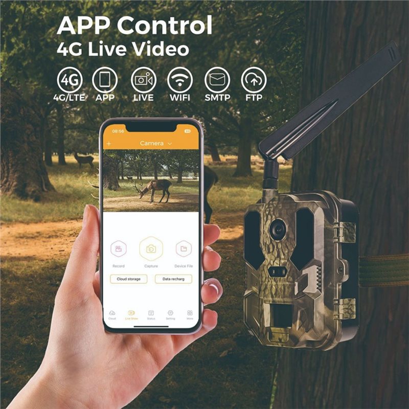 Caméra de chasse Y47A 4G 120MP - Hunting And Outdoor Shows avis et prix