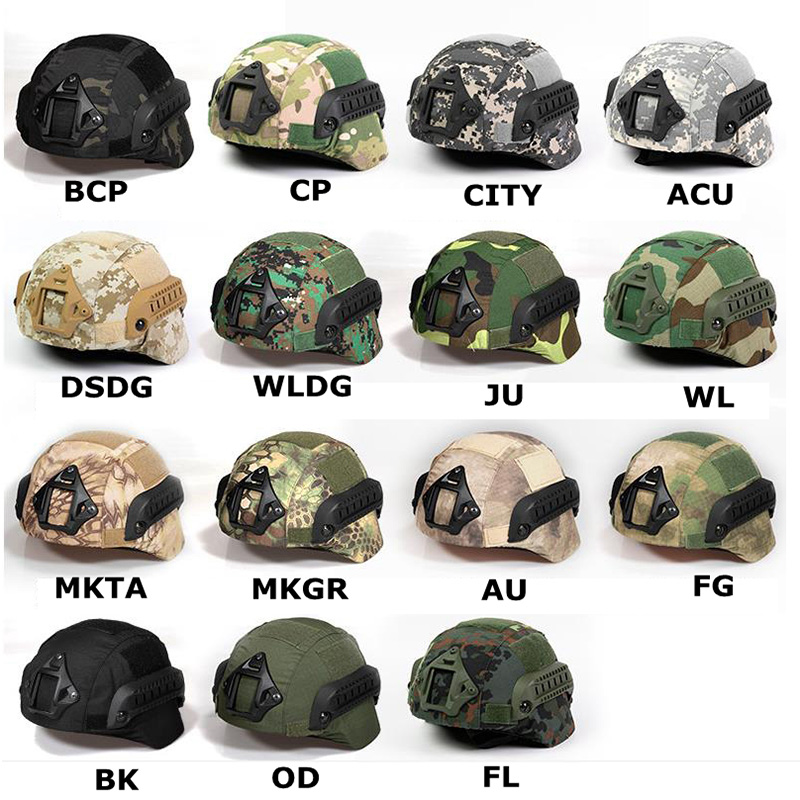 Housse de casque tactique MICH - Camo Face Paint avis et prix