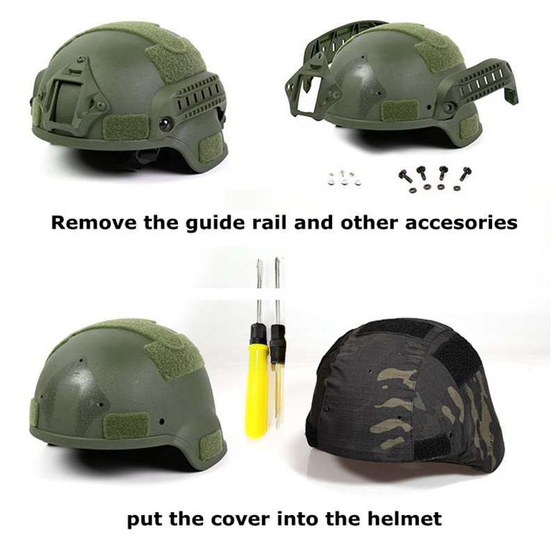 Housse de casque tactique MICH - Camo Face Paint avis et prix