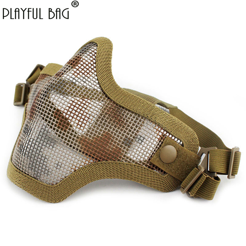 Demi-masque facial en maille d - Camo Face Paint avis et prix