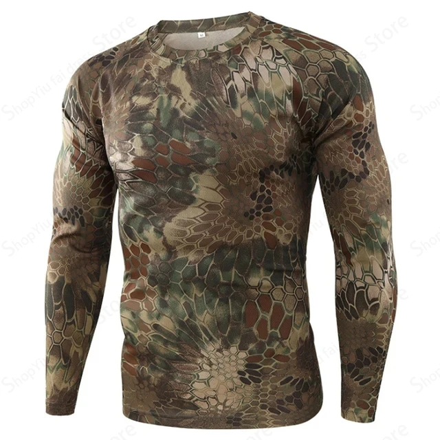 T-shirt à manches longues camo - Outdoor Hunting Prints avis et prix