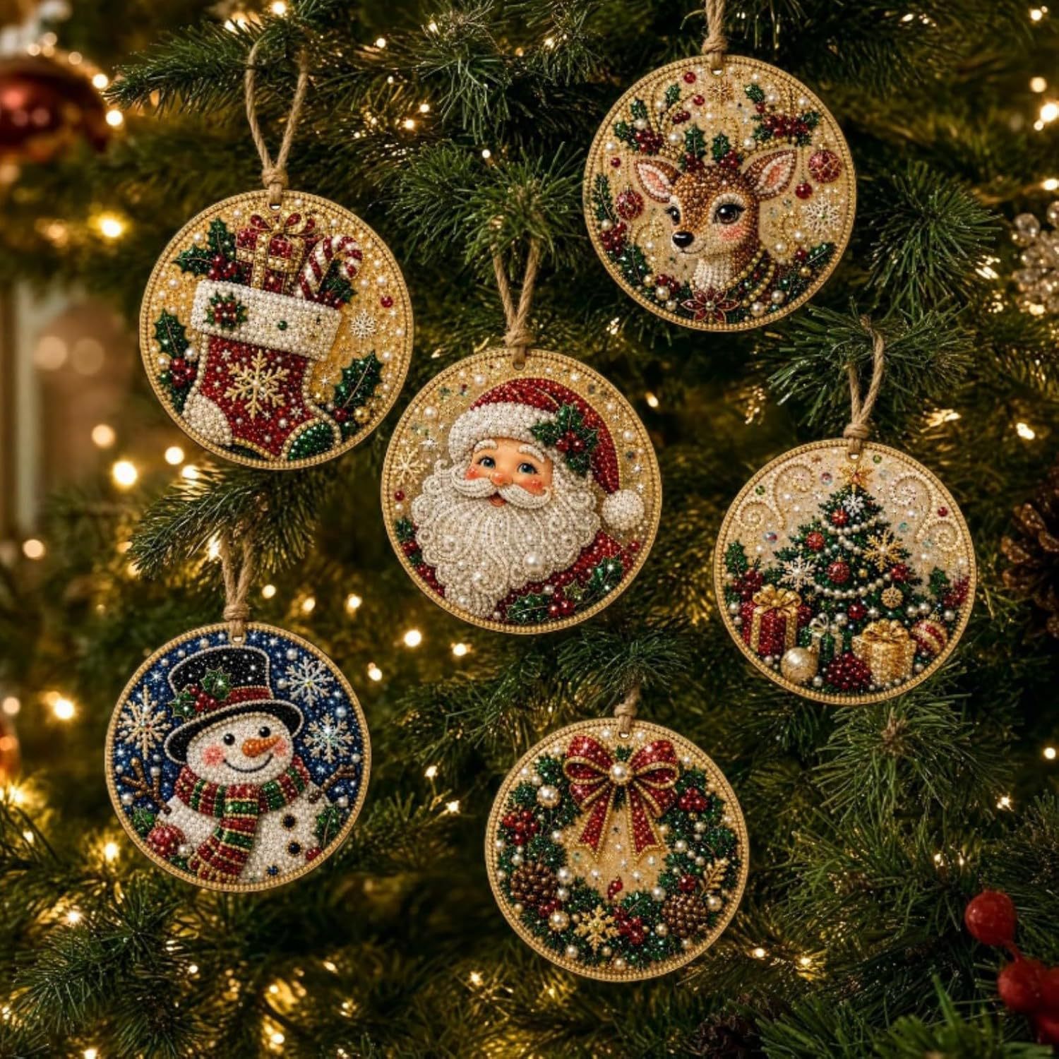 6 pièces, jouets de Noël en bo - Elk Bugle Call avis et prix
